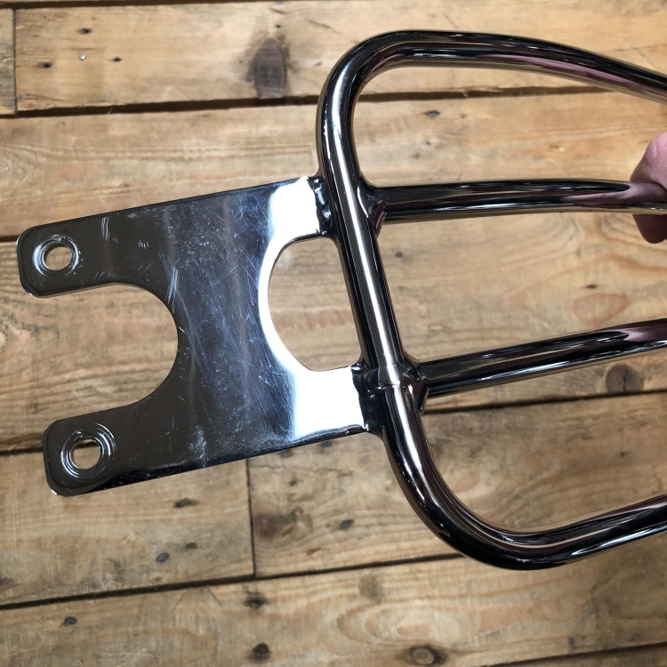 Indian Scout solo luggage rack - chrome